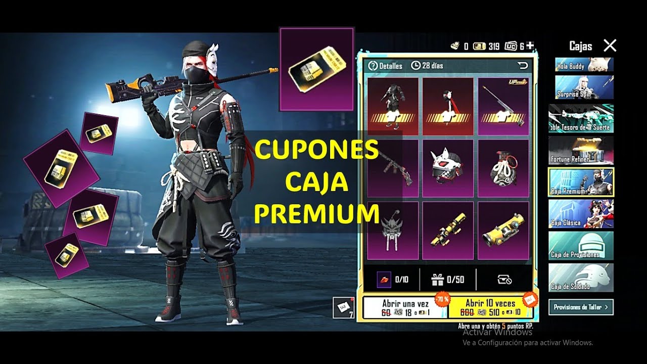 Abriendo CAJA PREMIUM con Cupones 2026😍 | Pubg Mobile