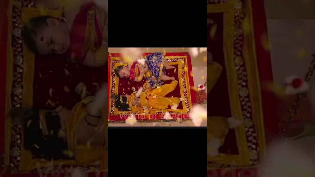 what happened when krishna met Radha for first time 🚩Radha 🚩 Krishna #shorts