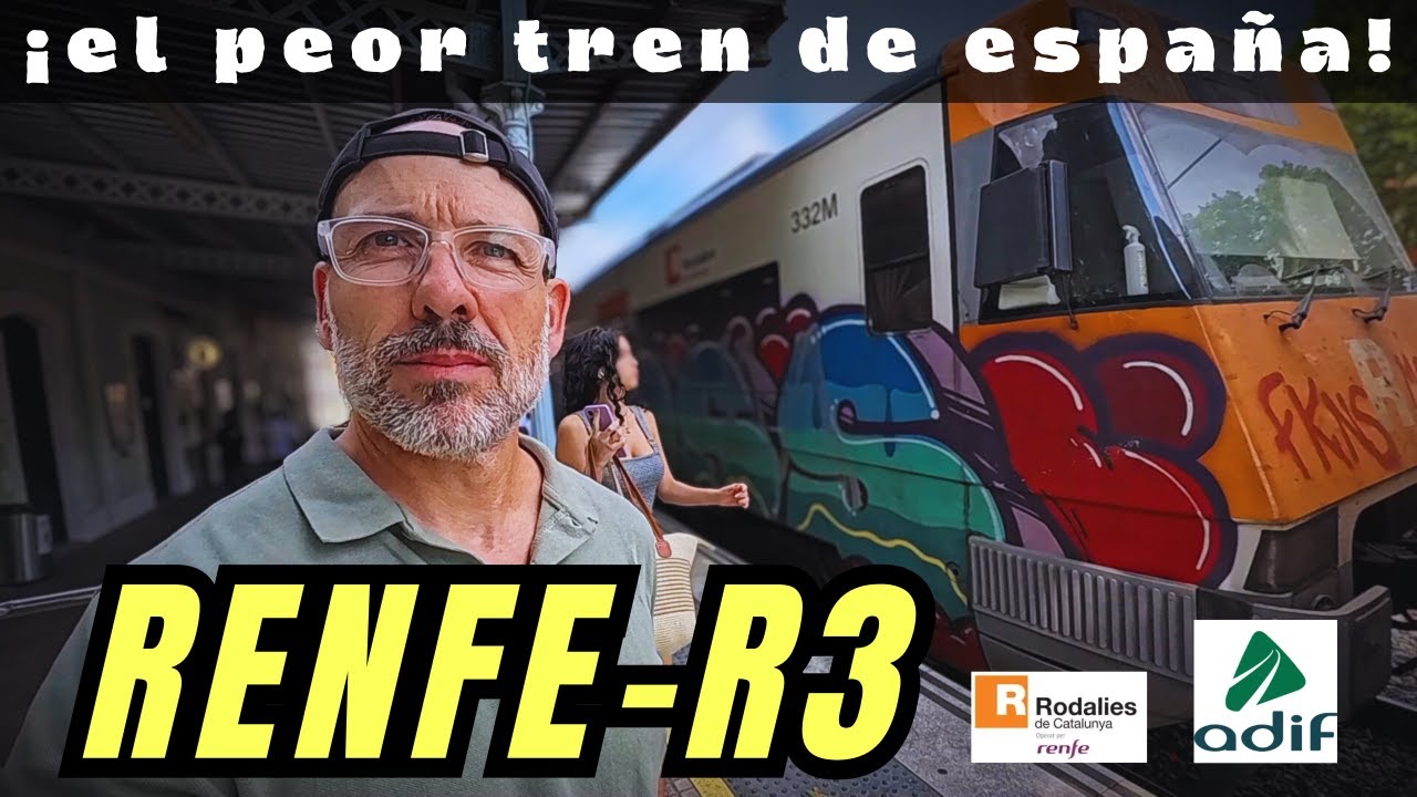 ‼️EL TREN MÁS PELIGROSO Y LENTO DE ESPAÑA | Rodalies R3🇪🇸