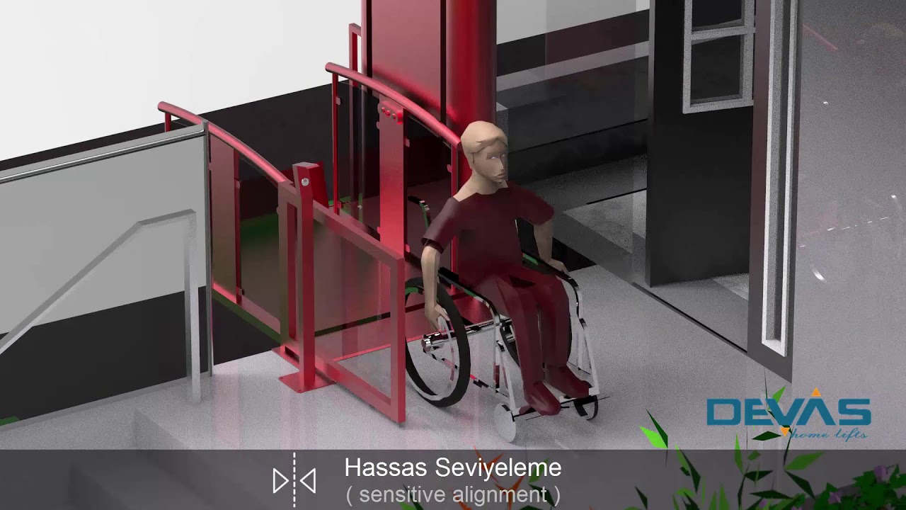 Açık Tip Engelli Merdiven Platformu, Merdiven Asansörü, Engelli Rampası Nasıl Olmalı, Platform