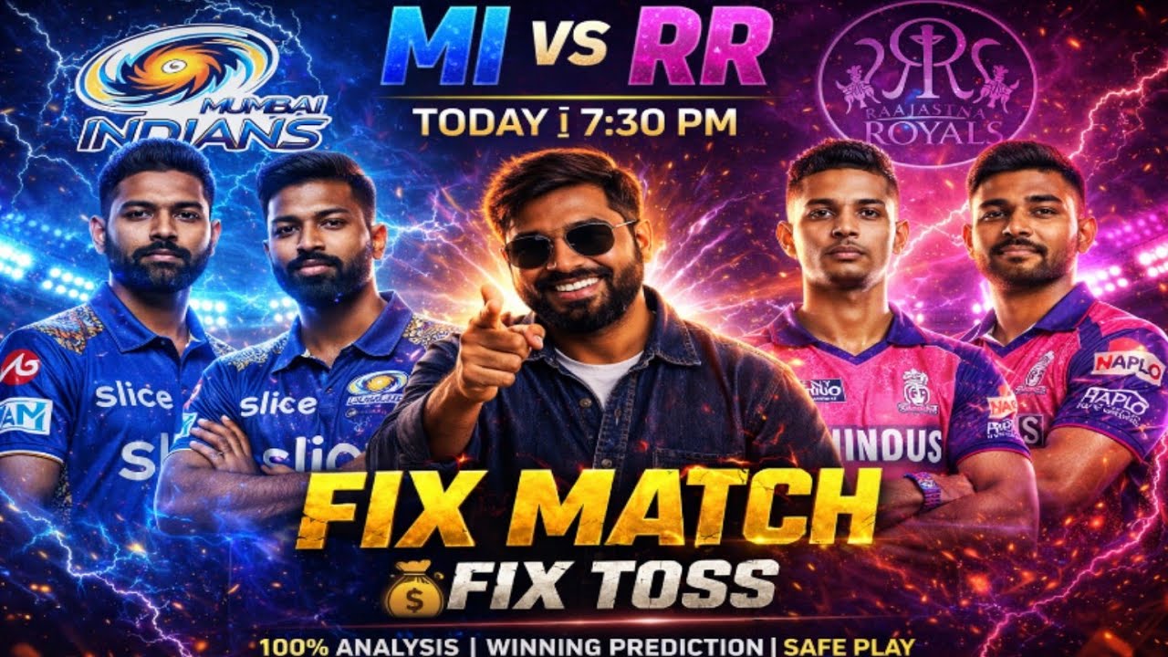 MUMBAI Vs RAJSTHAN MATCH PREDICTION | Today Toss Prediction | today match Prediction #MIVSRR #toss