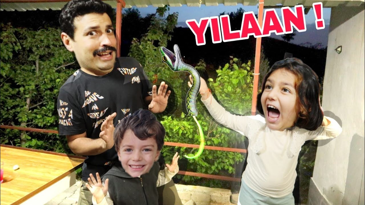 BAHÇEMİZDE YILAN BULDUK! ŞOK OLDUK!