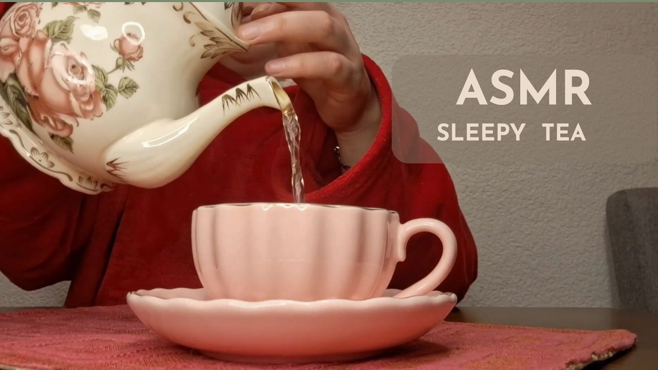 No talking ASMR 🪻 Making Tea easy to Sleep