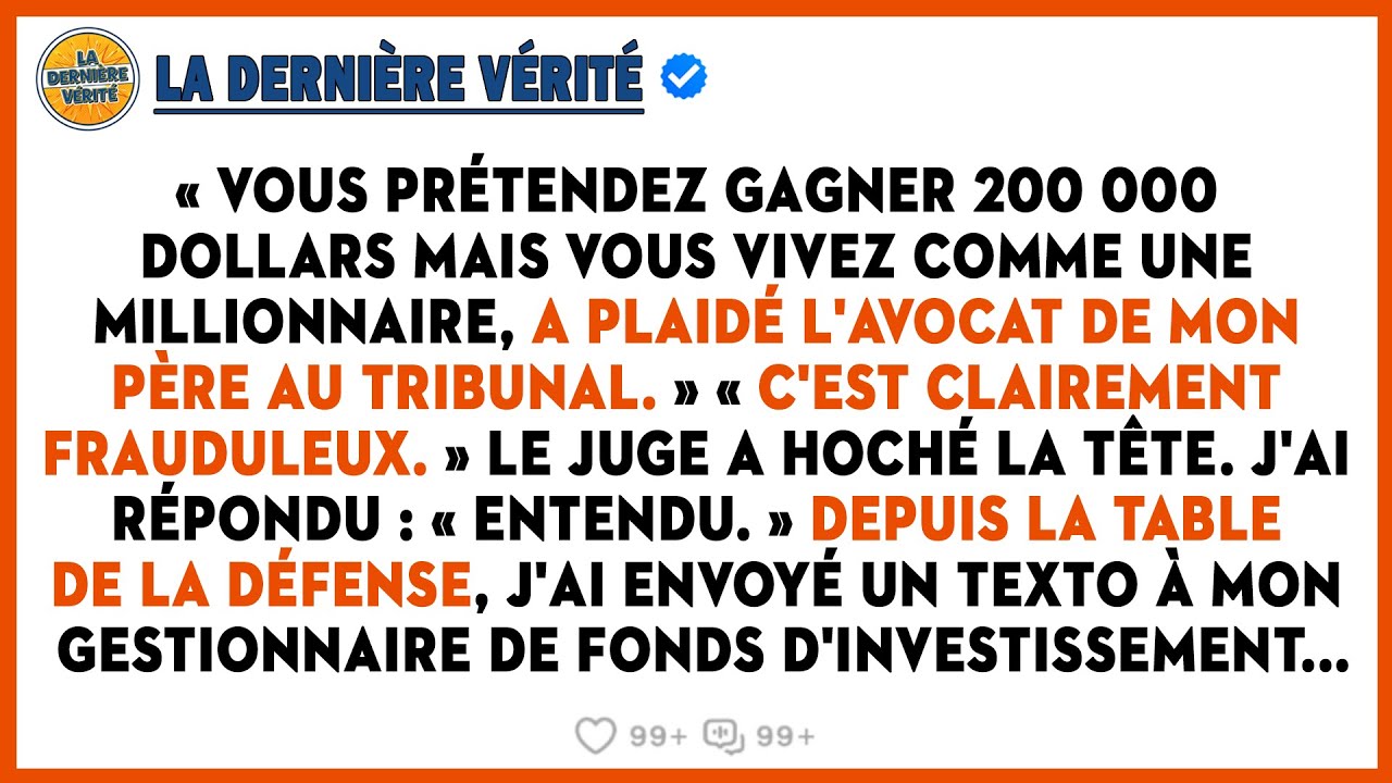 Mon Père M'a Poursuivie Pour « Avoir Vécu Au-dessus De Mes Moyens », Puis Le Cabinet De Son Avocat A