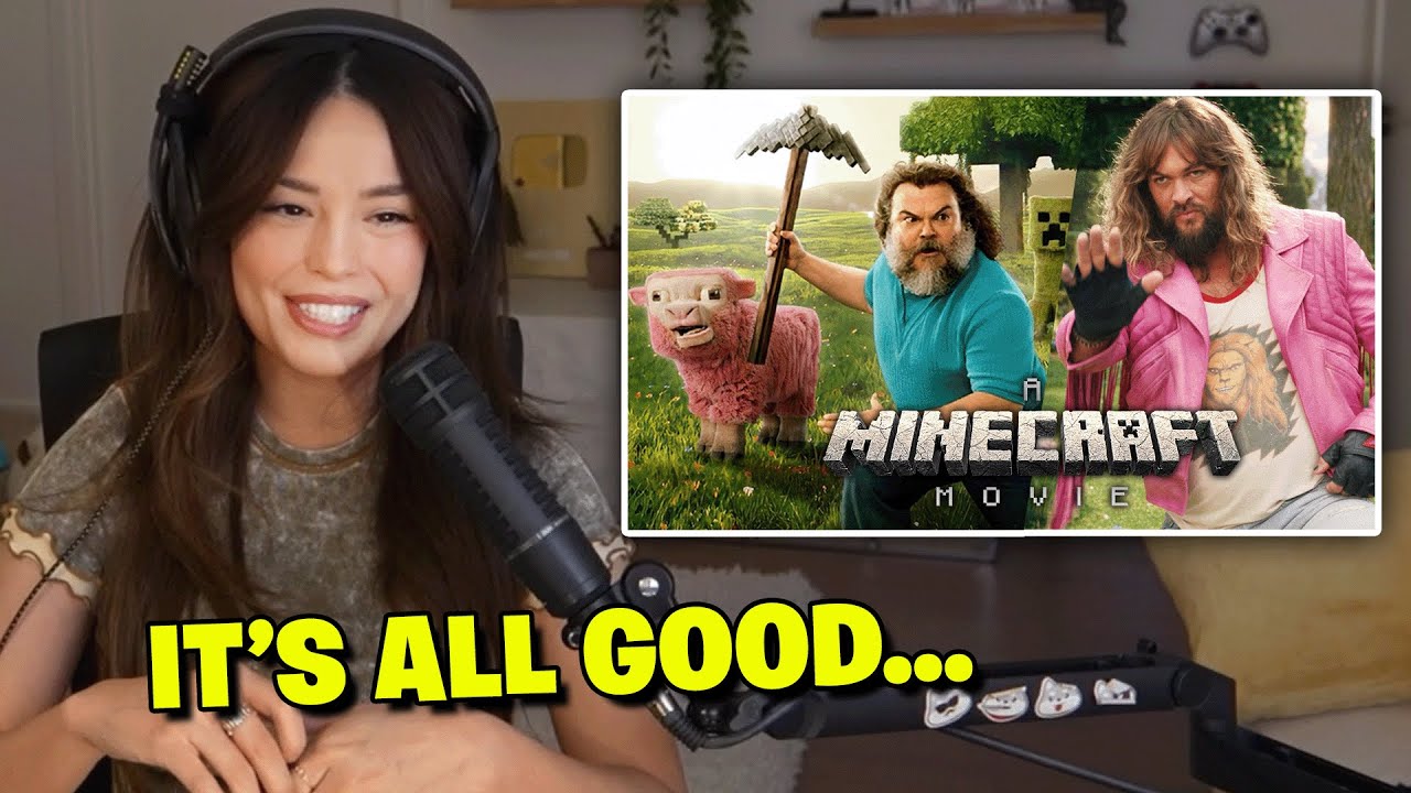 Valkyrae SPEAKS about her CAMEO being REMOVED in the Minecraft Movie