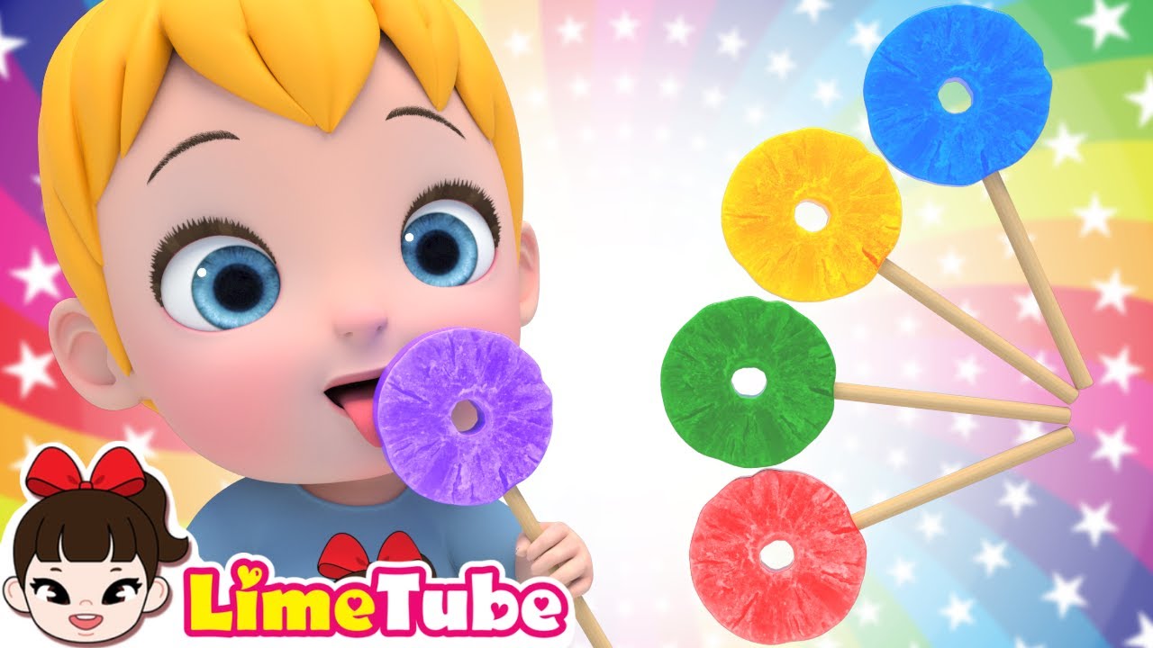 🍭 Bunte Süßigkeiten Essen 👶 Johny Johny Yes Papa Kinderlied | LimeTube