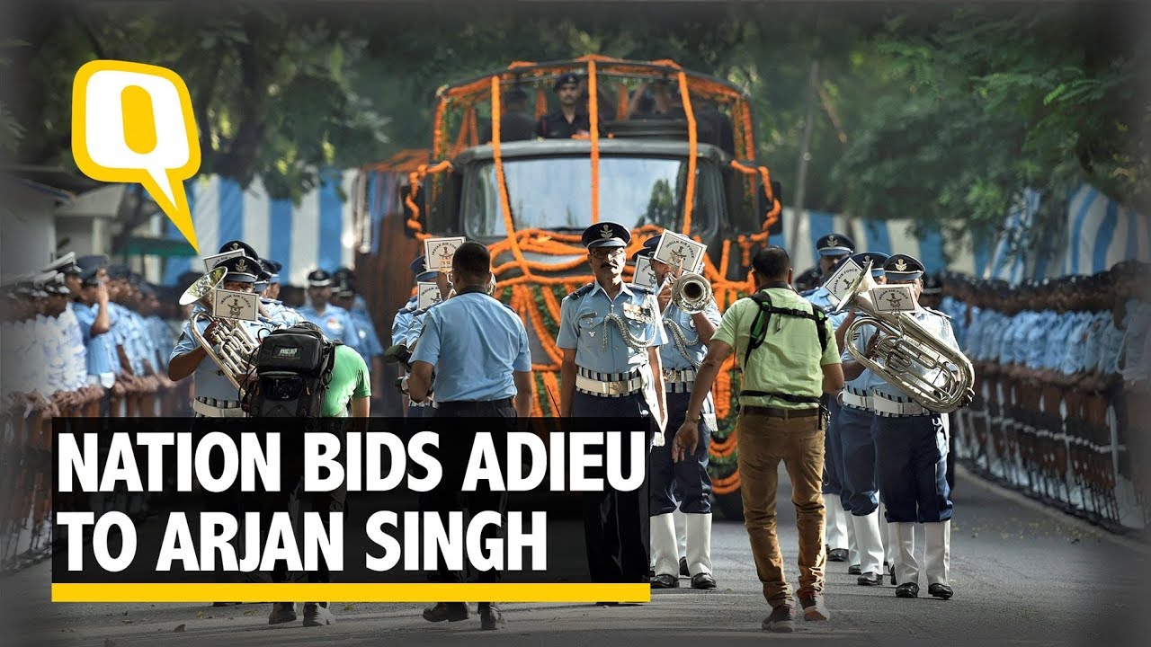 India Bids Adieu to IAF Marshal Arjan Singh in Full State Honour