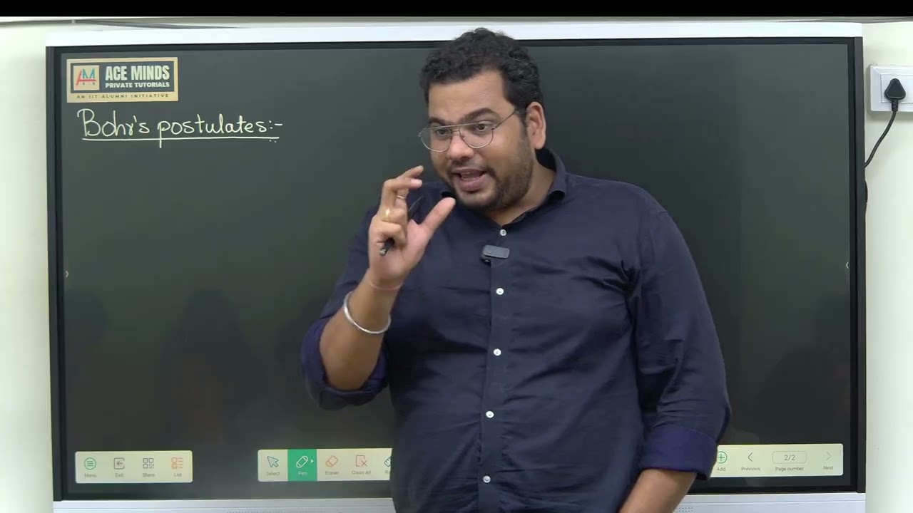 PHYSICS | 12th HSC | Atoms and Nuclei - Bohr Postulates | Pratik Sir