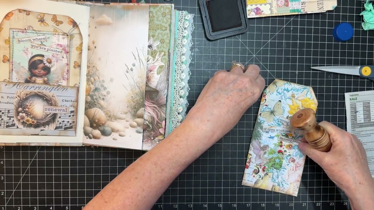 Craft with Me! - Finishing My Fairy Journal!