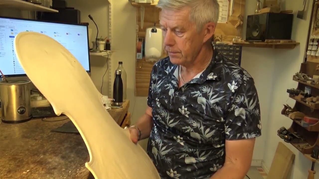 Violin maker Peter Westerlund Part 103 New findings on arching