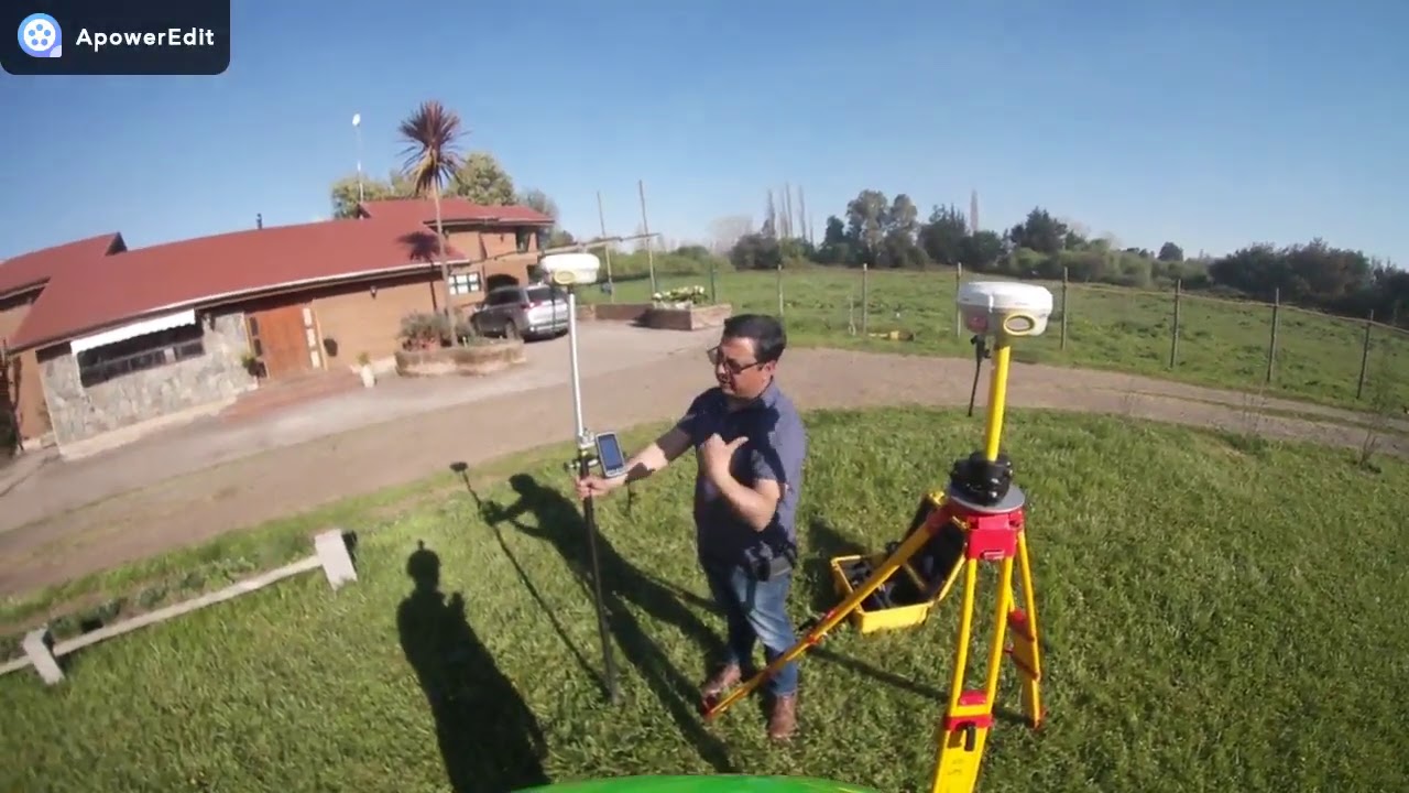 Levantamiento con RTK equipo GNSS Trimble R4