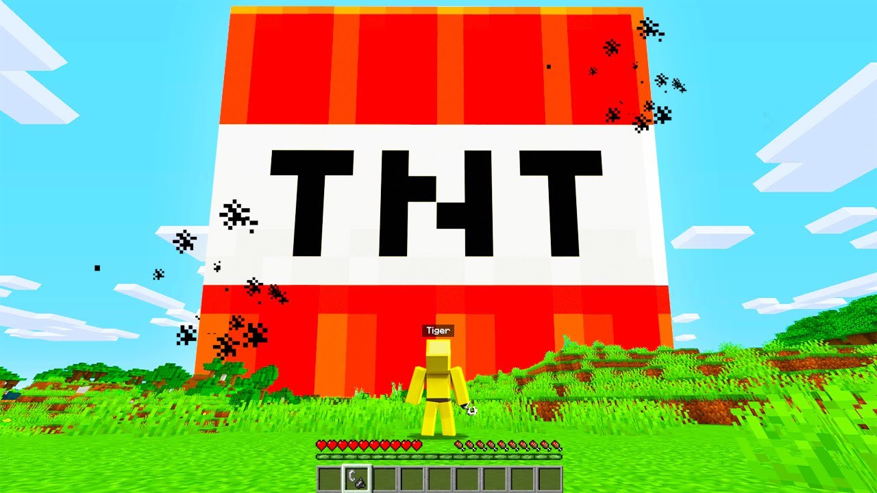 Используй МОДИРОВАННЫЙ ТНТ, чтобы УНИЧТОЖИТЬ Minecraft!
