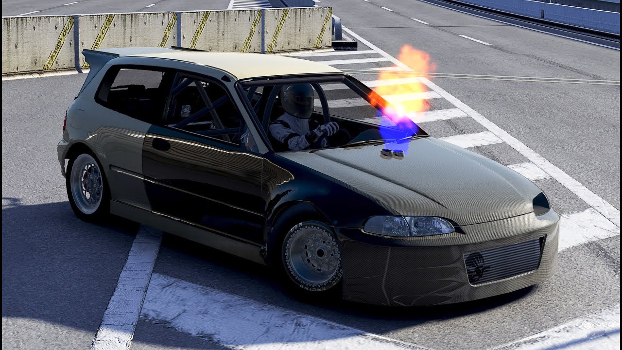 1300HP FWD Turbo Honda Civic - Assetto Corsa | Logitech G29