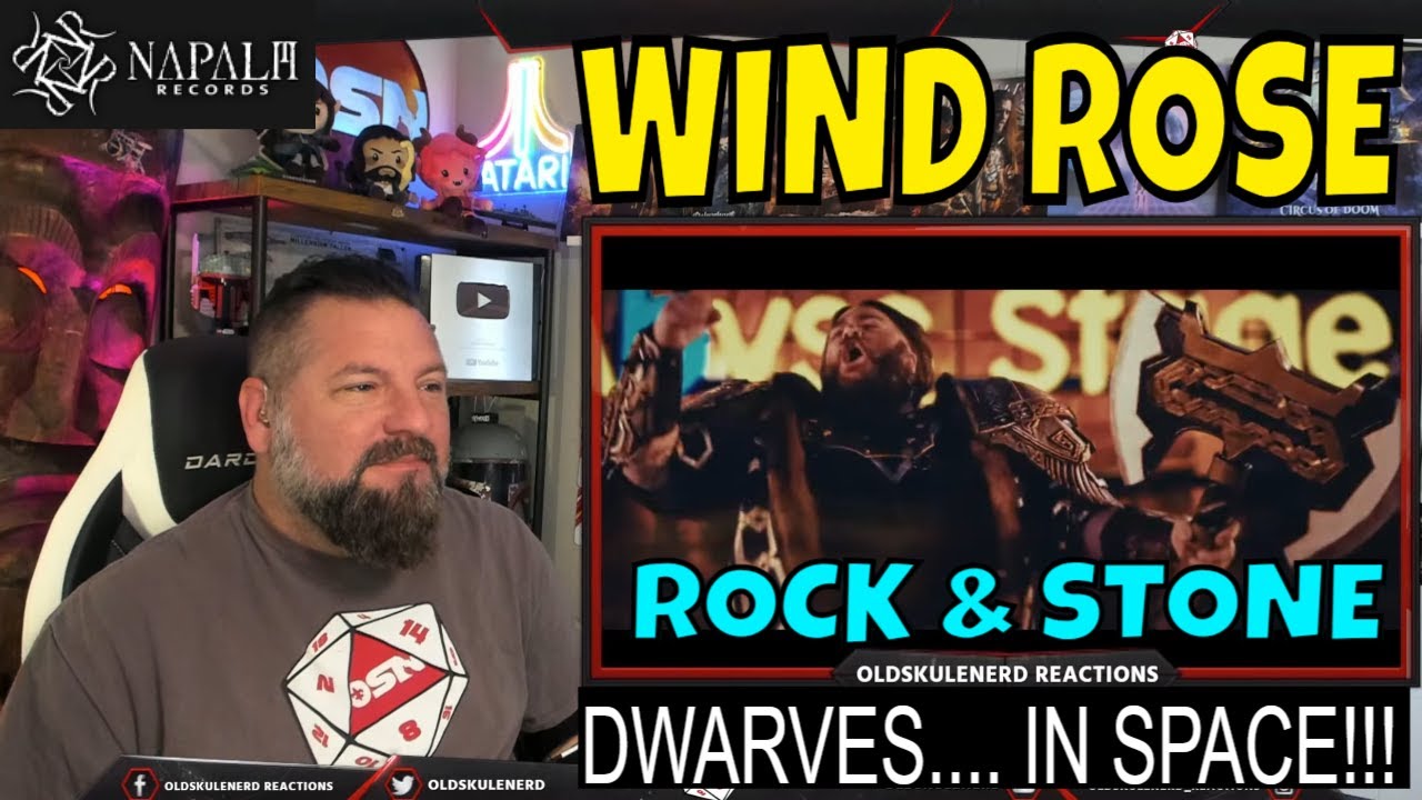 WIND ROSE - Rock and Stone (Official Video) OLDSKULENERD REACTION