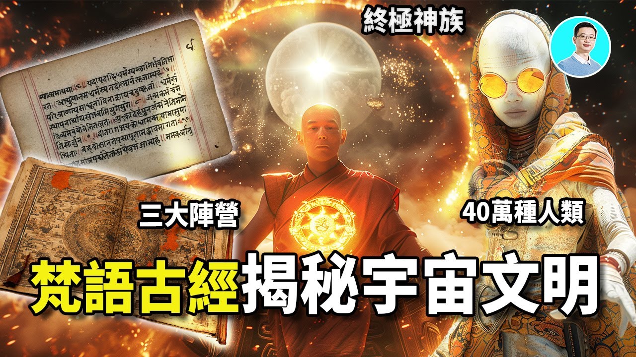 梵語古經詳細記載了三大宇宙文明，40萬種人類！在他們背後，還隱藏著一個終極神級文明，他們一直在觀察著我們的宇宙。尼可拉斯楊
