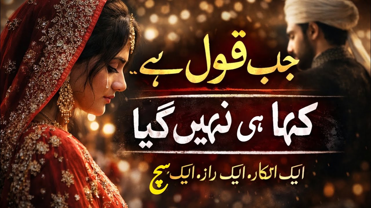 Jab Qabool Hai Kaha Hi Nahi Gaya | Heart Touching Islamic Moral Story 