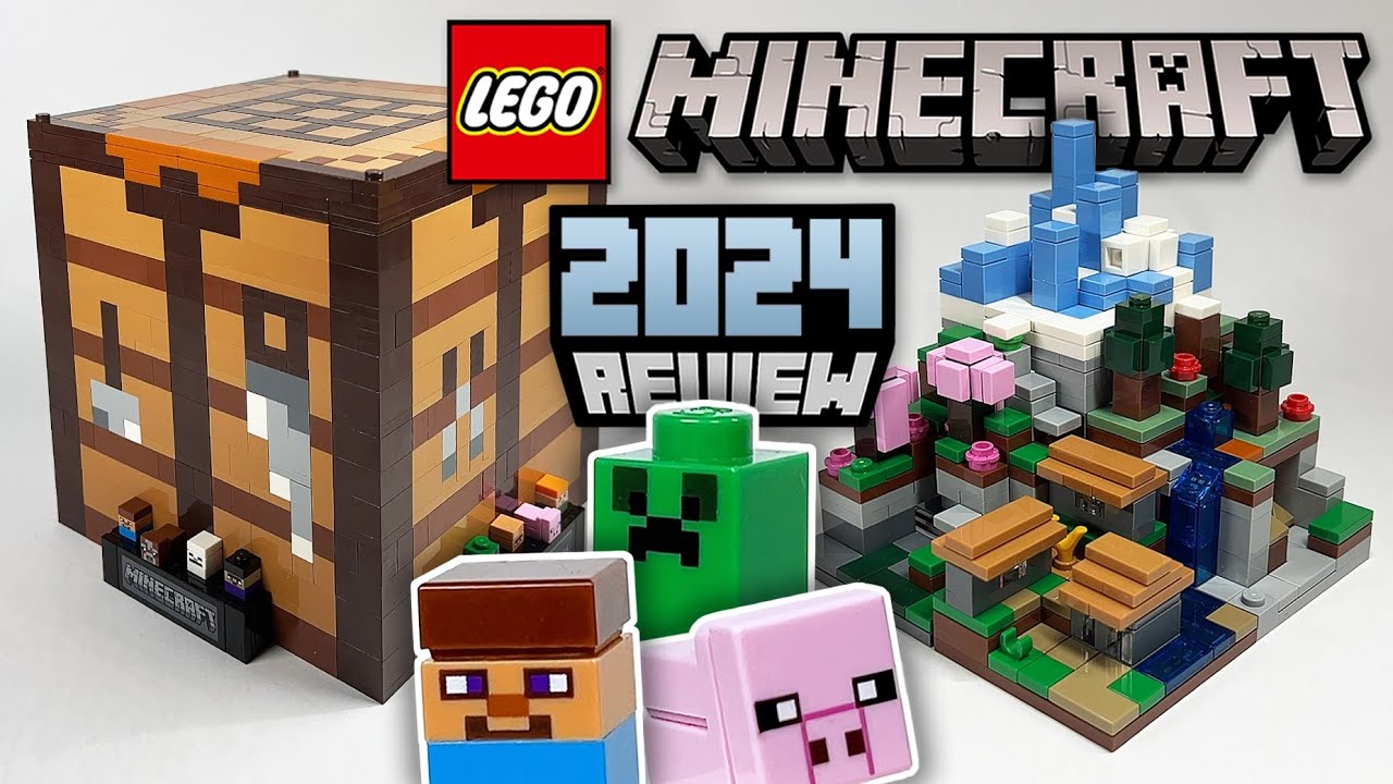 Верстак LEGO Minecraft 15 Year Anniversary (21265) — обзор набора 2024 EARLY
