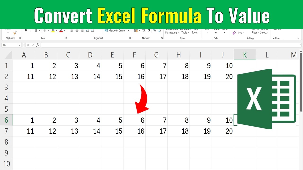 How to Turn Formula to Value in Excel || Convert Formula To Value In Excel