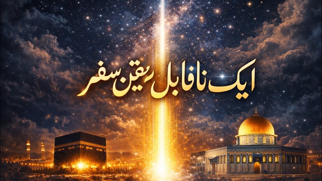 مکہ سے عرشِ معلیٰ تک: وہ سفر جس نے کائنات کا وقت روک دیا! 🌌✨