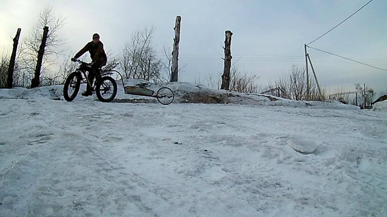 Велоприцеп одноколесный. Своими руками. Часть 1