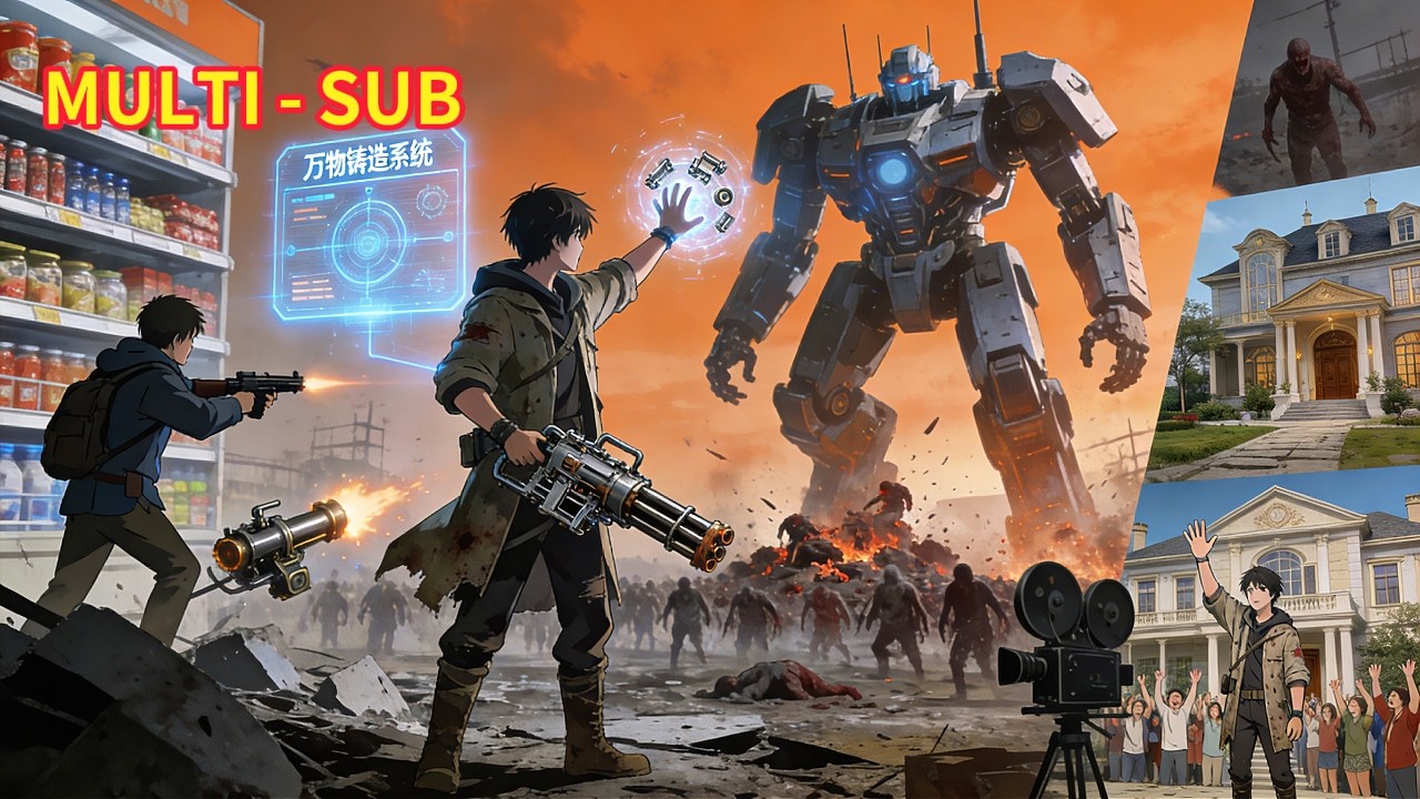 MULTI SUB🍉末日最强系统？不，我是末日军火商！开局手搓加特林！ #新番首发 278