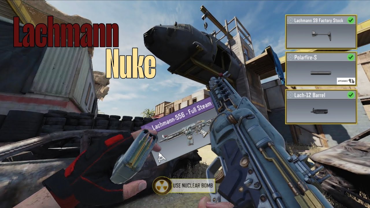 NUKE!! New Lachmann-556 Call Of Duty Mobile Ranked Gameplay ☢️🔥