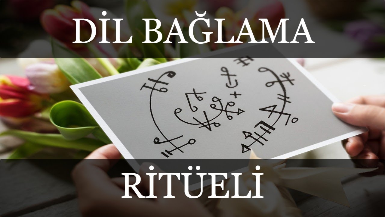 DİL BAĞLAMA RİT&Uuml;ELİ %💯 SİYAH RENK İP 💯 Manevi Bilge