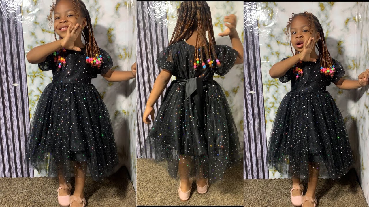 How to make a baby girl ball dress / 3years old 