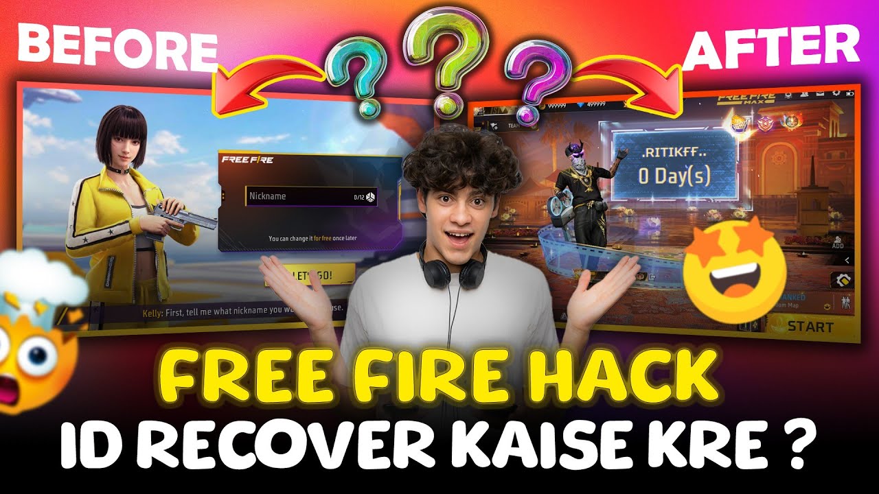 FREE FIRE ID RECOVER TRICK | HOW TO HACK ID RECOVER IN FREE FIRE  ID RECOVER HACK KAISE KARE 2025 