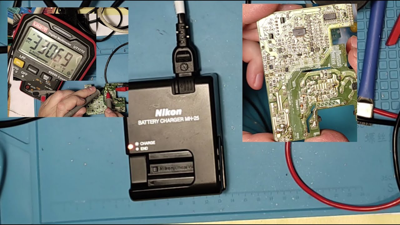 Nikon camera charger MH-25  repair / Oprava nabíječky MH-25 fotoaparátu Nikon
