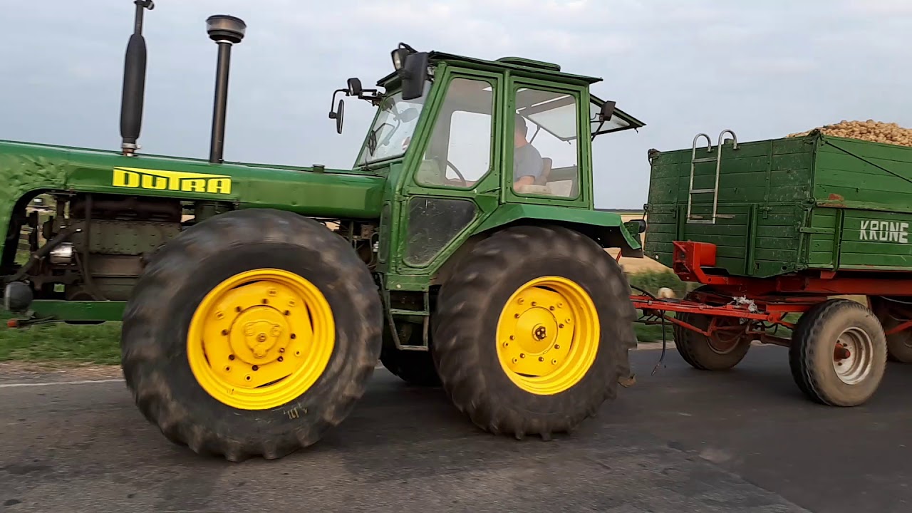 Dutra 1000 mit Krone Emsland 8 tonner Kipper