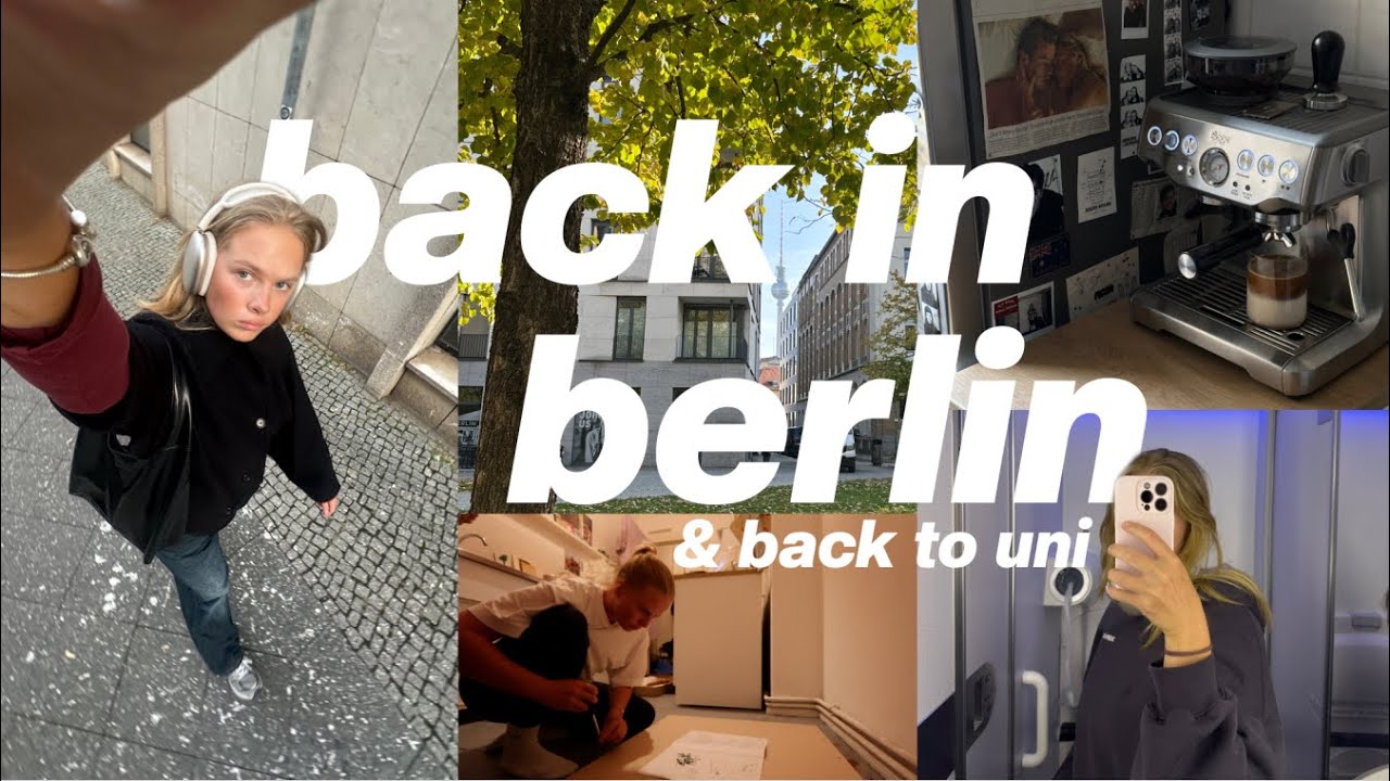 back in Berlin & back to Uni 🏙🌟 I erster Unitag, wie gehts mir? Ikea Haul & Kaffee I weekly vlog