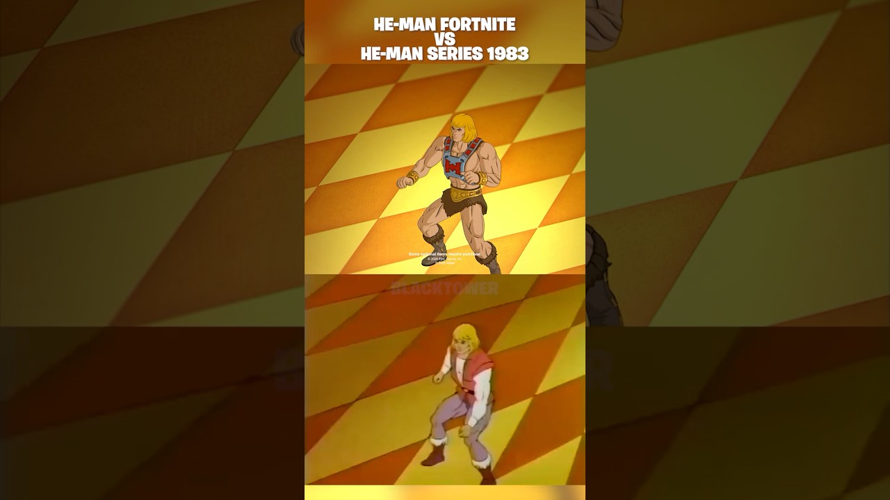 Хи-Мэн в Fortnite против Хи-Мэна из сериала (1983)