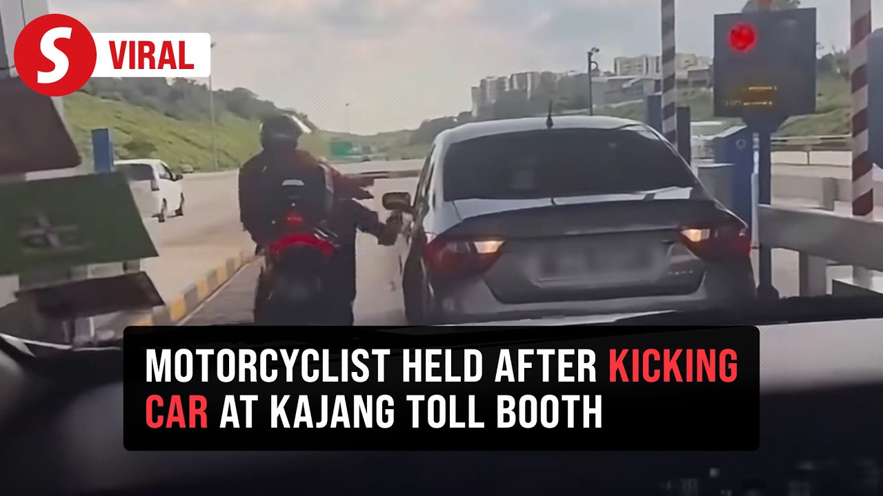 Toll plaza rage: Man arrested over viral car-kicking incident