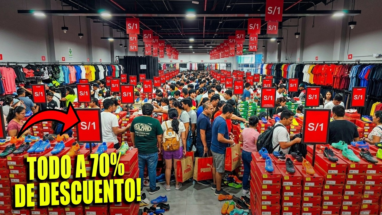 Zapatillas de MARCA a 70% de Descuento en Outlet CALETA | ¿Por que tan BARATO?
