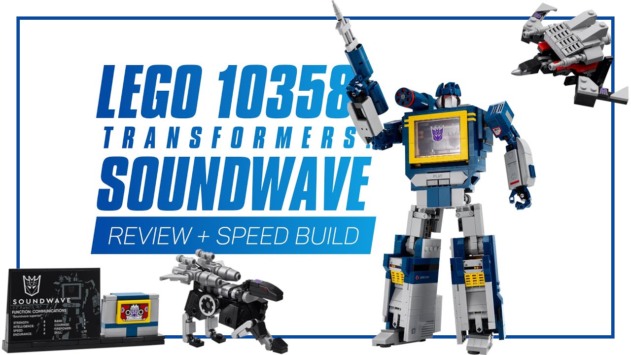 LEGO 10358: Transformers: Soundwave - IN-DEPTH REVIEW