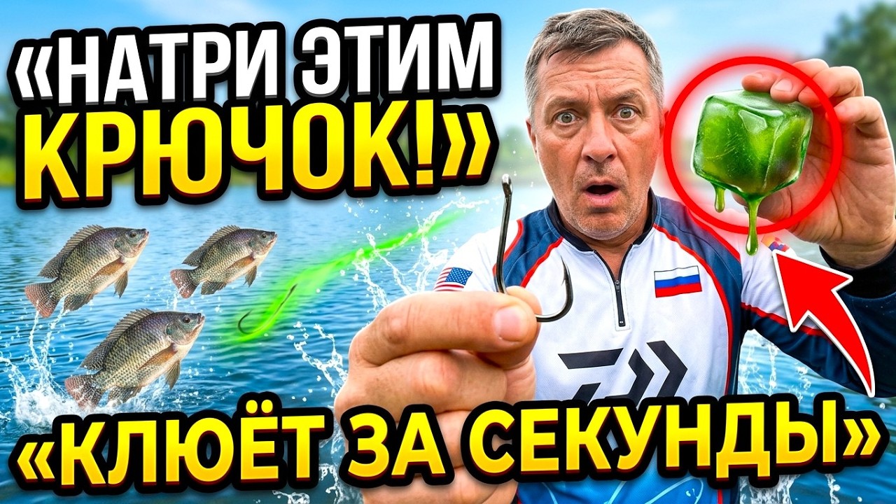 Натри это на крючок — и рыба клюнет за секунды: приём, который профи скрывают!