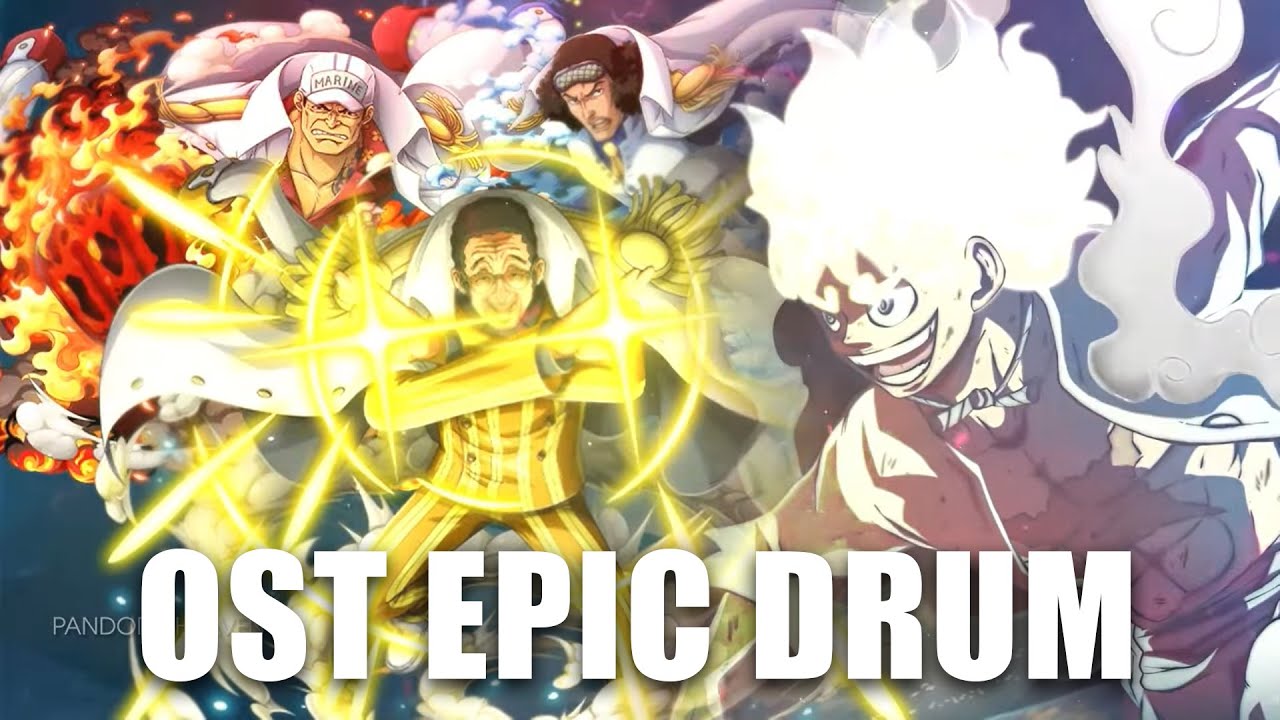 FACING 3 ADMIRALS IN GEAR 5 | One Piece OST - Epic Drum Version