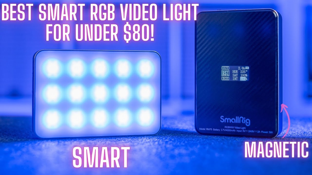 SmallRig RM75 Review Best RGB Video Light, Smart, Magnetic & under $80