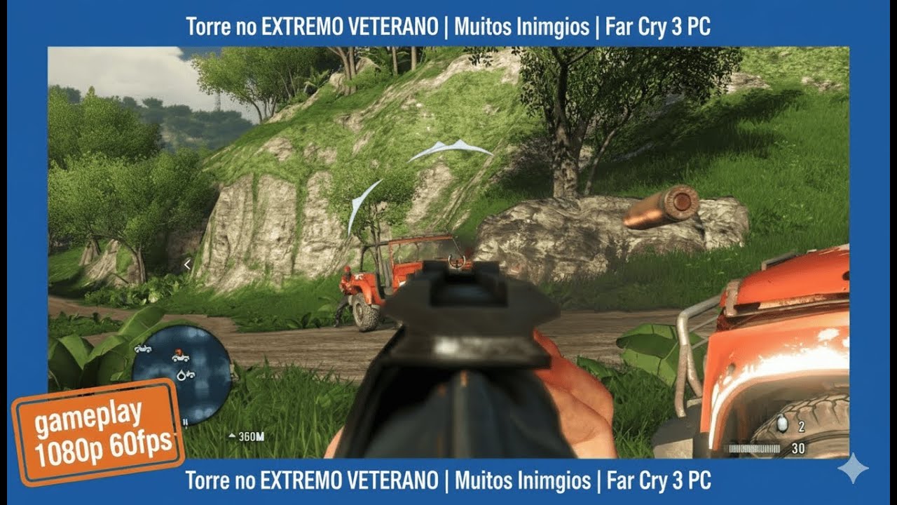 Recuperei a Torre no EXTREMO VETERANO | Muitos Inimigos | Far Cry 3 PC