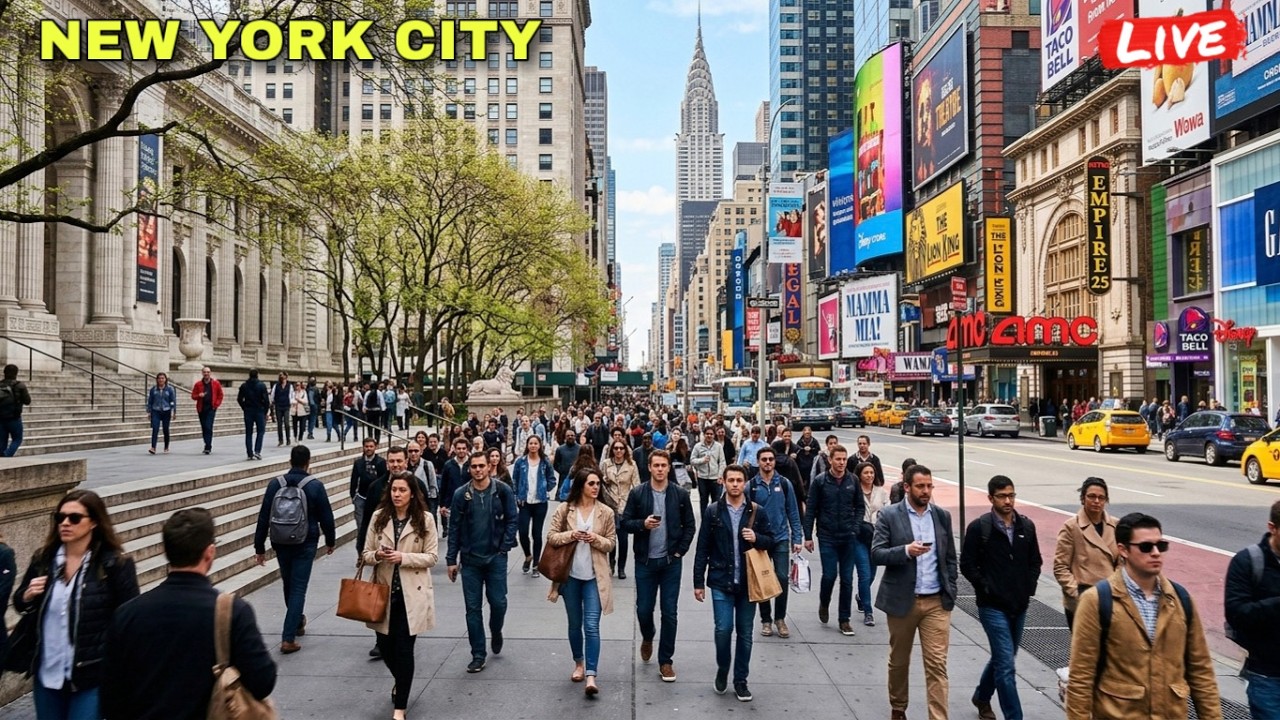 IRL New York City Wednesday Evening Walk In Manhattan (08th April 2026)
