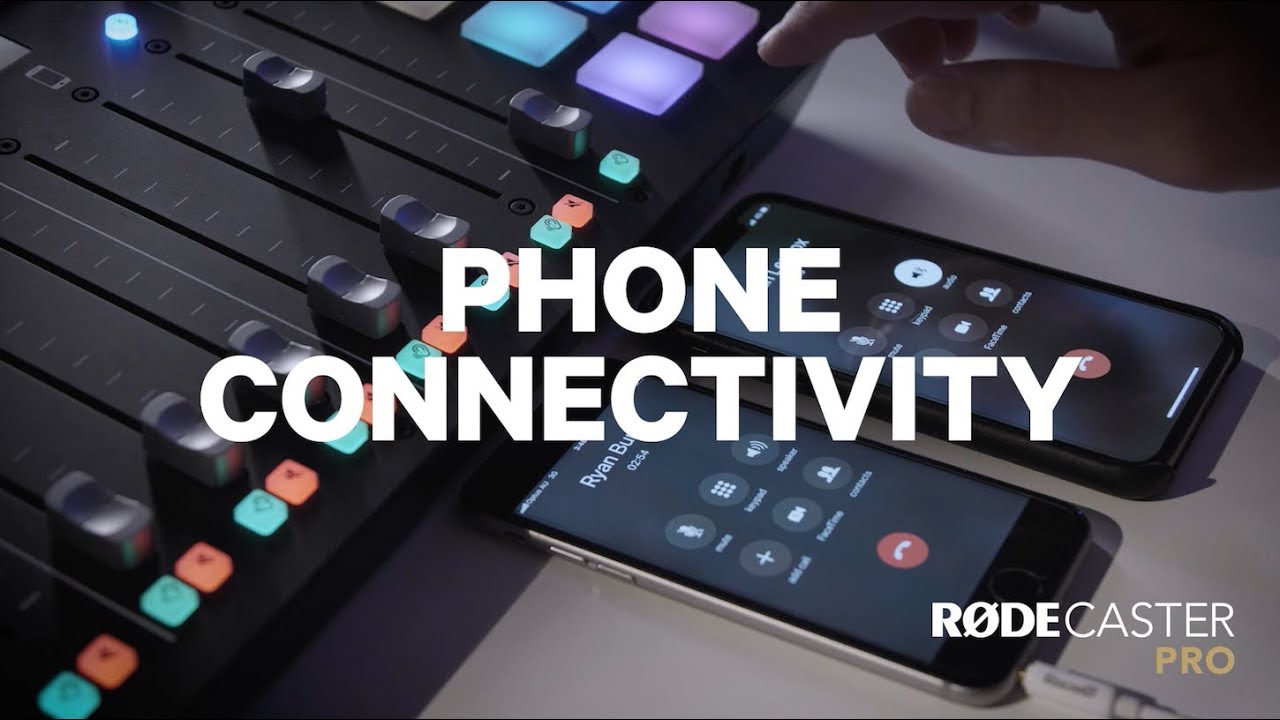 RØDECaster Pro Features - Smartphone Connectivity