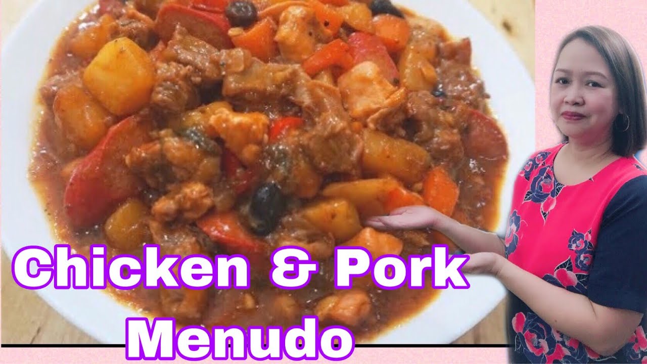 Chicken and Pork Menudo, luto namin  ng nanay ko