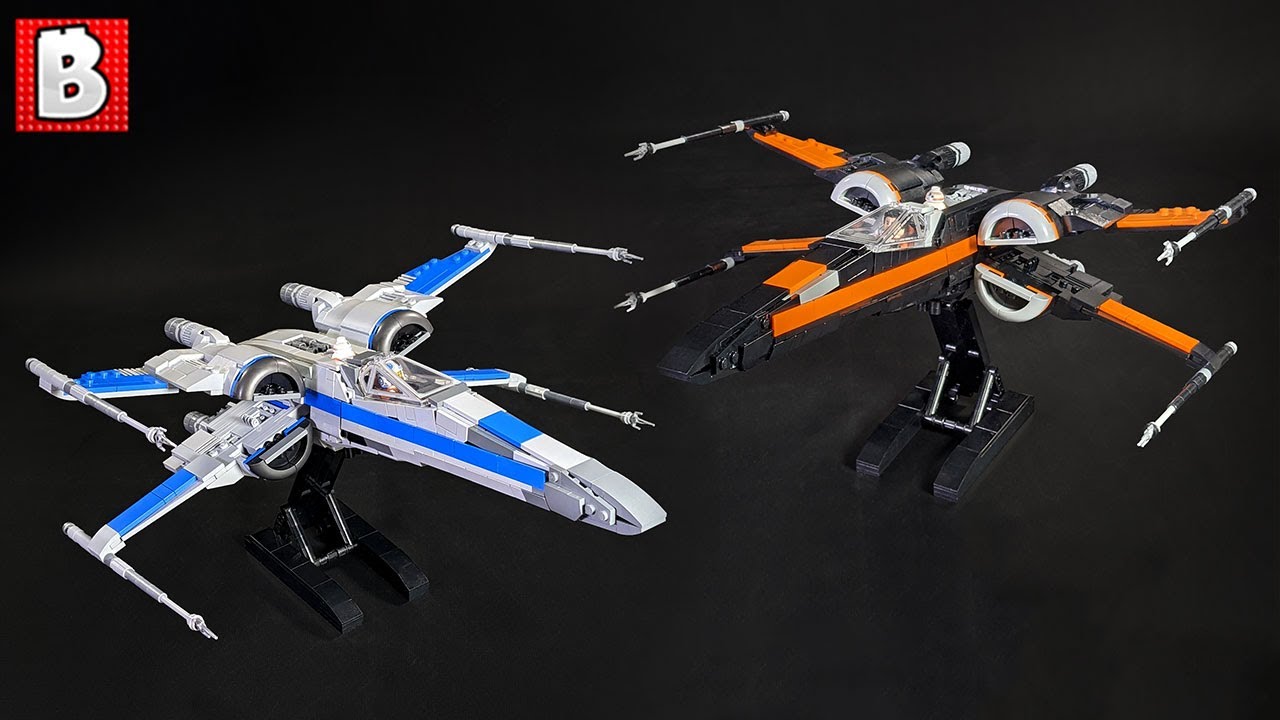 Sleek LEGO X-wing T-70 Custom Build!