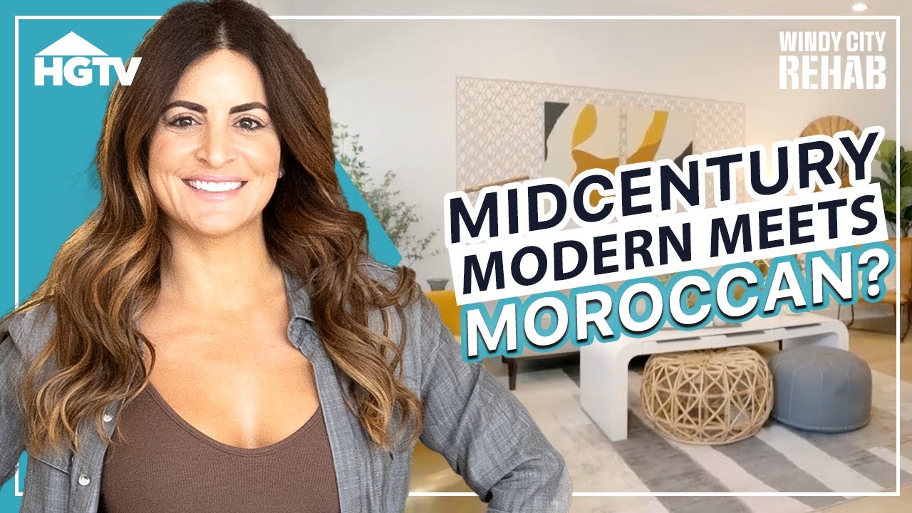 Midcentury Modern Condo Renovation with a Moroccan Twist | Windy City Rehab | HGTV