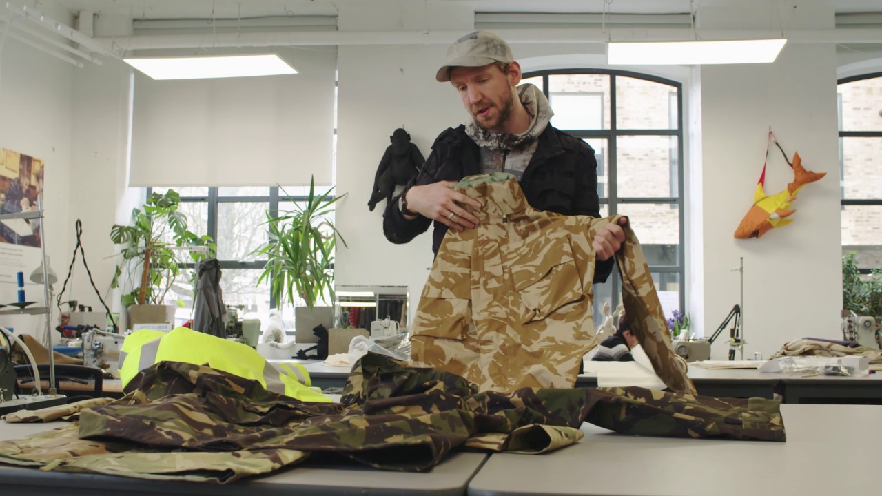 Eastpak x Christopher Raeburn | 2:01 | backpacks made from recycled uniforms | Remade