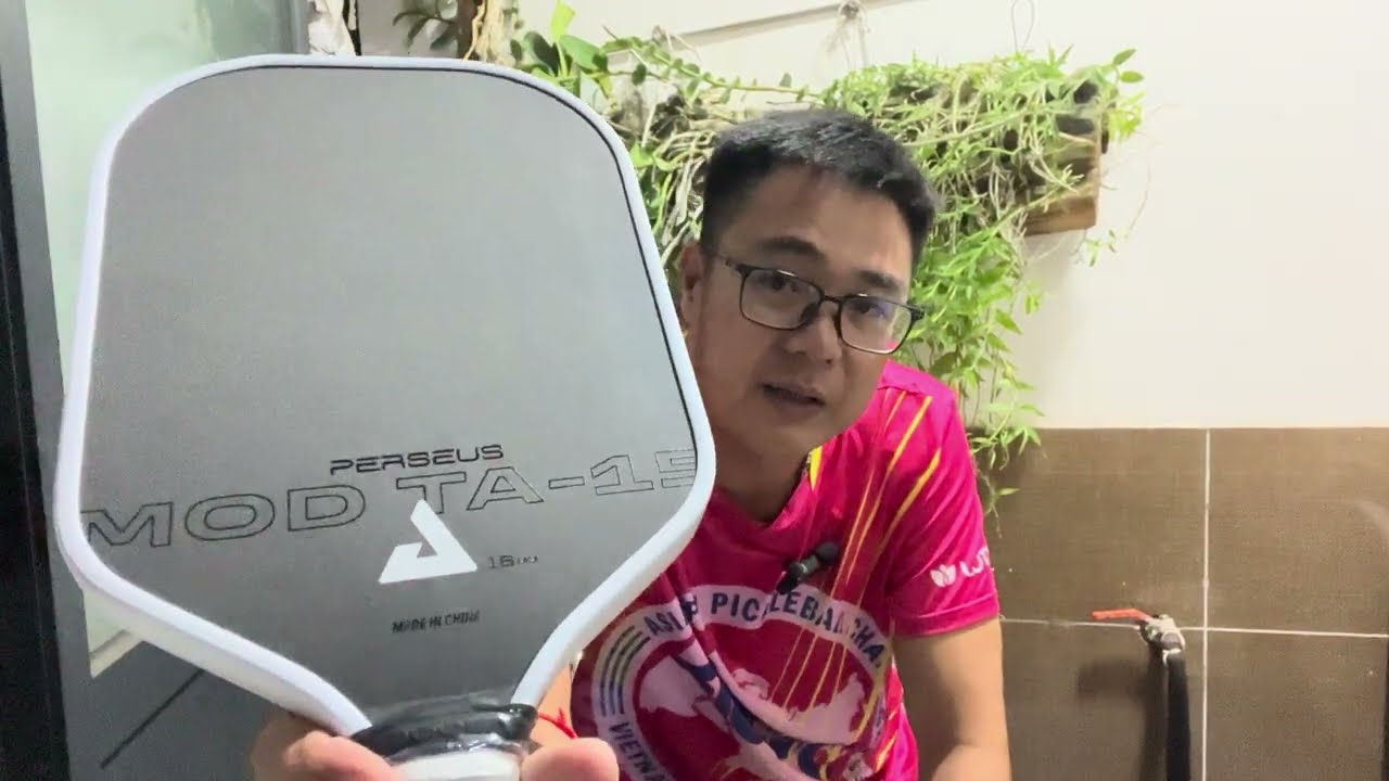 Review Si&ecirc;u phẩm Vợt Pickleball: JOOLA PERSEUS 16MM MOD TA-15 PRO PLAYER EDITION #JoolaModta15