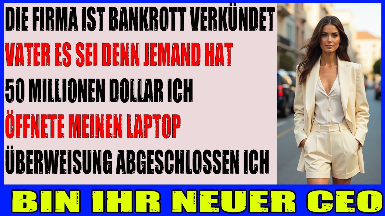 Beim letzten Familienessen sagte Papa Wir verkaufen die Firma ich lächelte