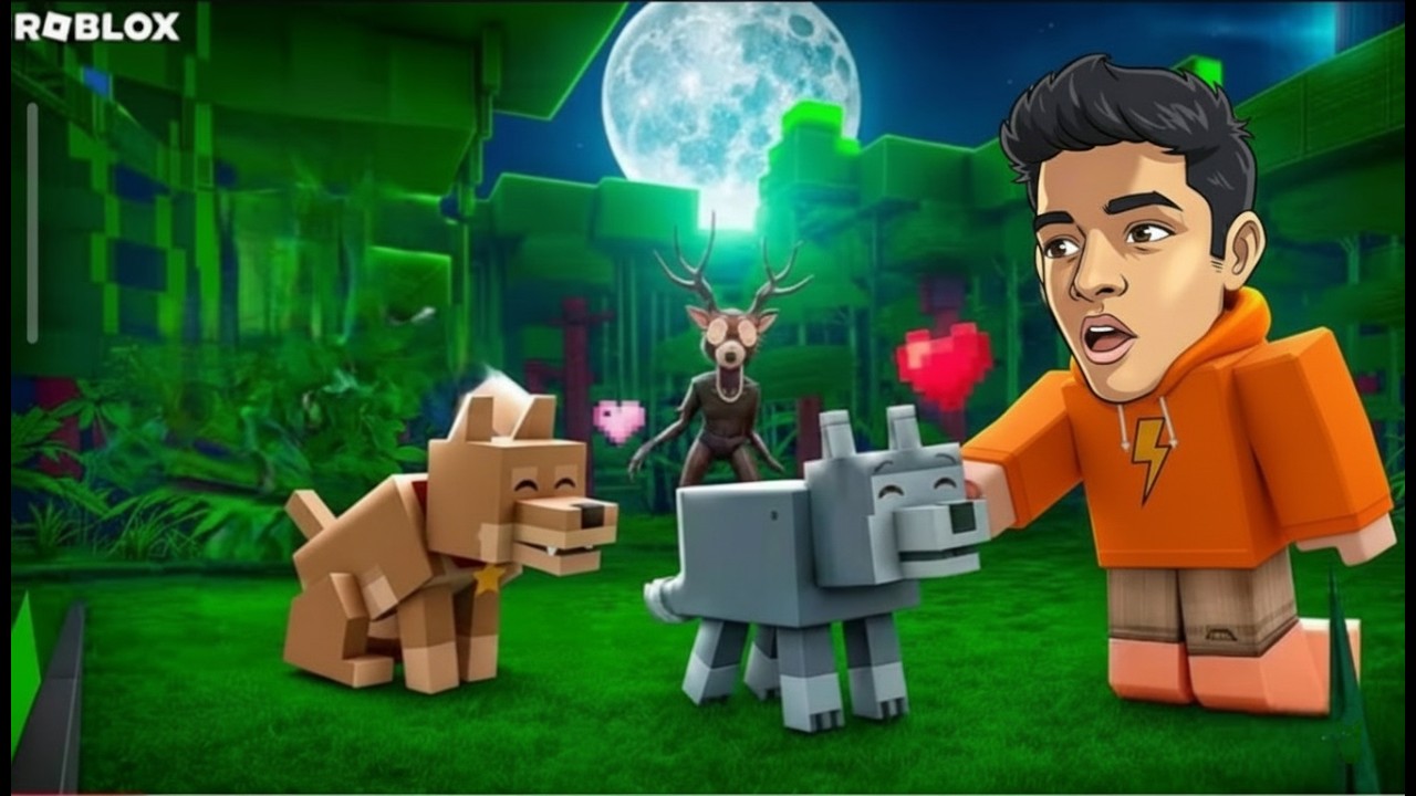 We Got New Friend in 99 Nights in The Forest😍!! Roblox @noobmastervideos