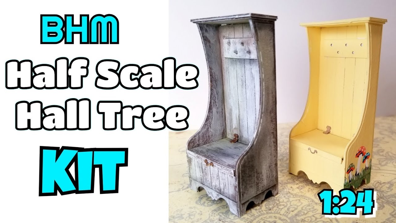 Half Scale Hall Tree Kit Instructions: Bentley House Minis